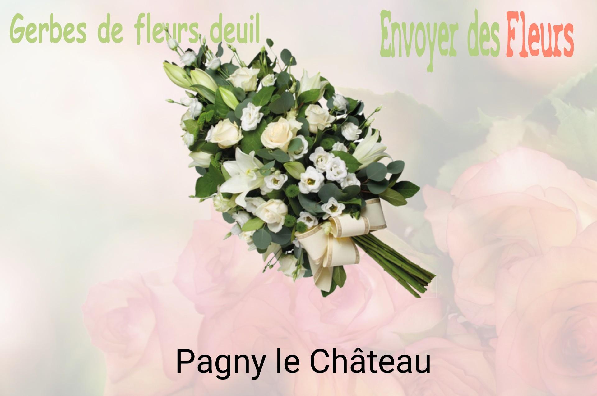 Gerbe de fleurs de deuil livrée à Pagny-le-Château